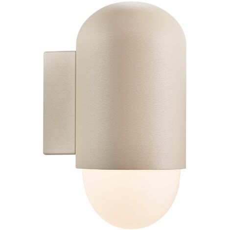 Applique murale HEKA  Aluminium Sablé, H.21.6 - IP54 - E27 /Nordlux Extérieur