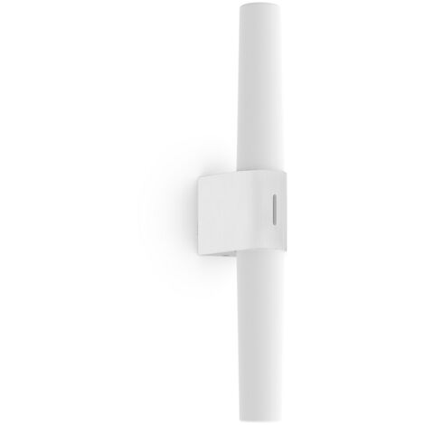 Applique murale HELVA Double Basic Matière plastique Blanc, H.5.7 - IP44 - LED Module /Nordlux Intérieur