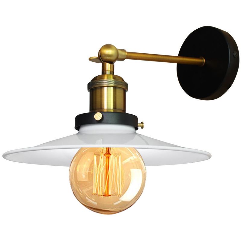 Stoex Applique Murale Industrielle en Métal fer 26cm Lampe de Plafond ...