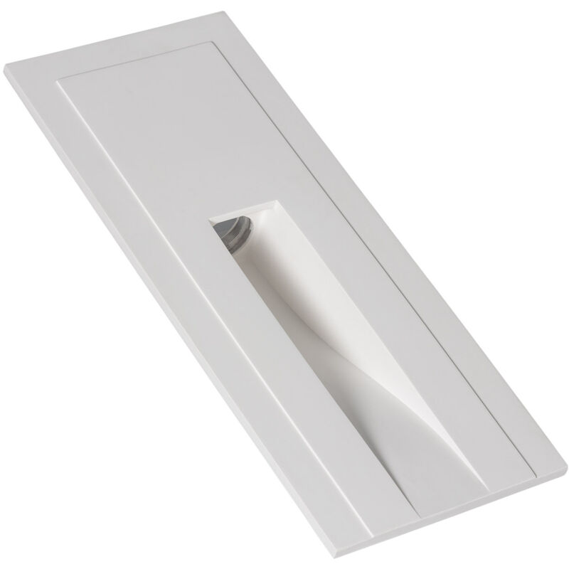 Applique Murale Intégration Plâtre/Pladur pour Ampoule led GU10/GU5.3 Coupe 503x203 mm Blanc