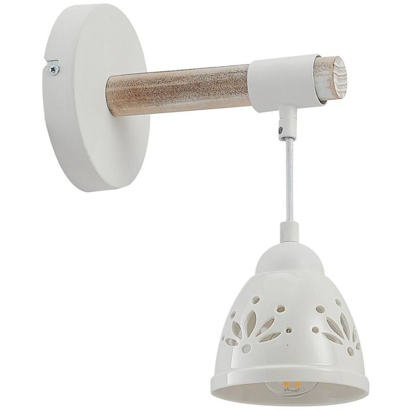 Applique Murale à intensité variable 'Pimana' en bois pour salon & salle à manger