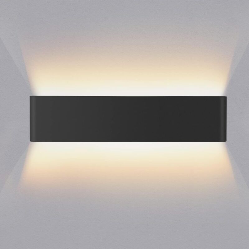 Applique Murale Interieur 40CM Haut et Bas Luminaires Intérieur Aluminium Décorer Moderne Applique Murale Blanc Chaud 3000k Appliques Convient