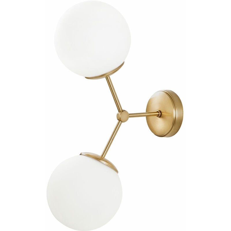 Applique Murale Interieur, Lampe Murale Industrielle Bois, Jaune 28x15x44 cm - Jaune