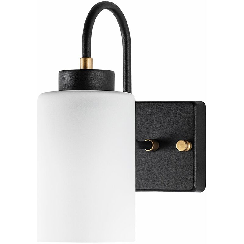 Applique Murale Interieur, Lampe Murale Industrielle Bois, Or 10x23x24 cm