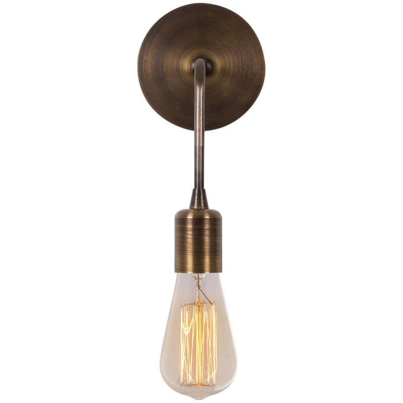 Applique Murale Interieur, Lampe Murale Industrielle Bois, Vintage 6x12x27 cm - Vintage