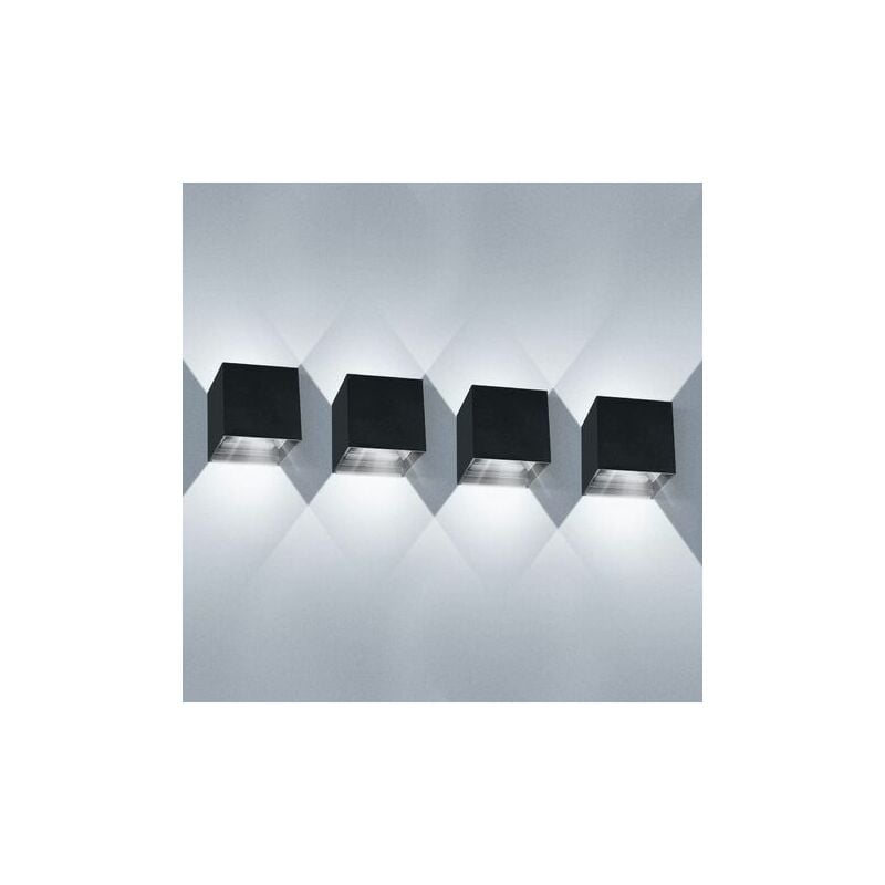 Applique murale Interieur led 12W Applique murale Exterieur Étanche IP65 Angle de Faisceau réglable Aplique Mural Moderne Blanc Froid pour Salon