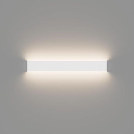 Applique Murale Interieur LED 71CM Lampe Murale Blanc Naturel 4500K 24W Luminaire Mural Moderne pour Chambre Salon Escalier Couloir,Blanc