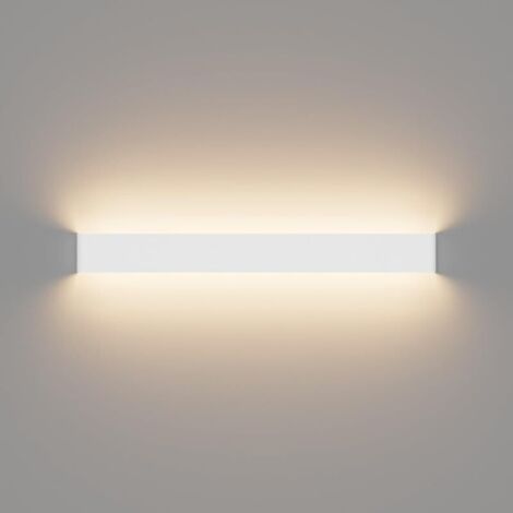 Applique Murale Interieur LED 83CM Lampe Murale Blanc Chaud 3000K 30W Luminaire Mural Moderne pour Chambre Salon Escalier Couloir,Blanc