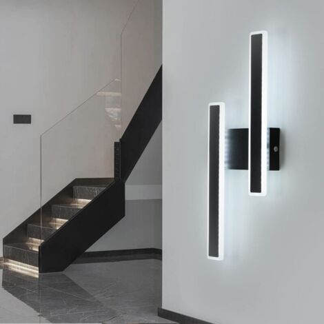 Applique murale intérieure LED, 32W 2500LM, applique murale moderne en acrylique, convient aux chambres, salons, couloirs et cages d'escalier, lumière blanche froide 3000K/4500K/6000K.