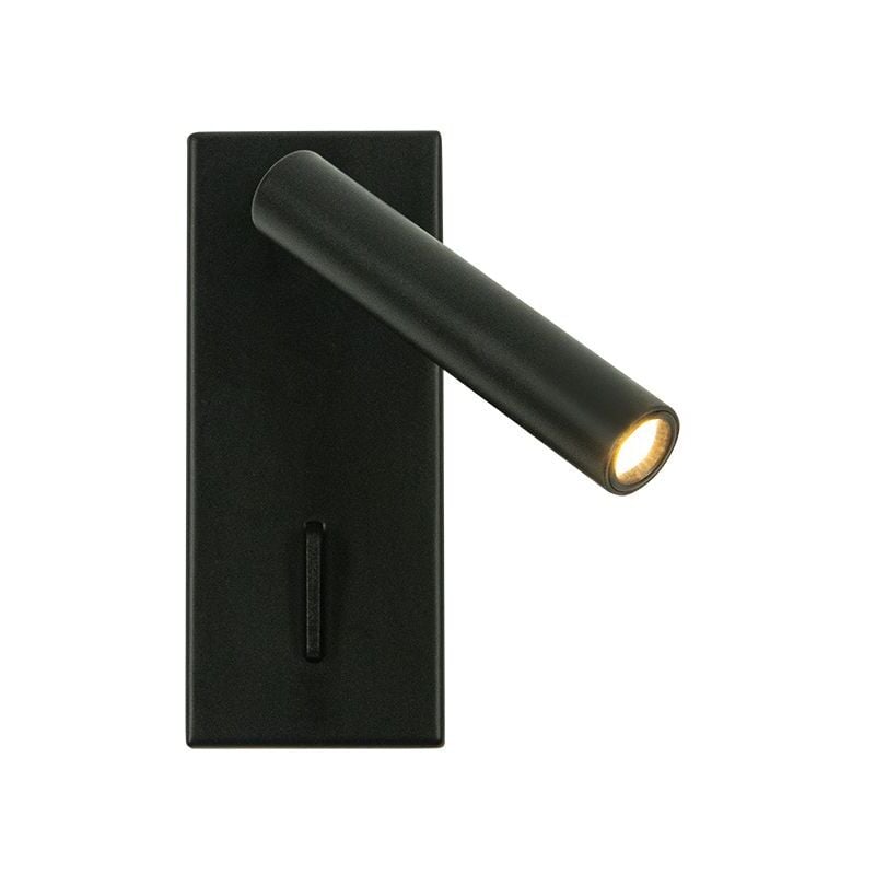 Applique Murale Intérieure led 3W Noir Zambelis Blanc chaud - 3000K