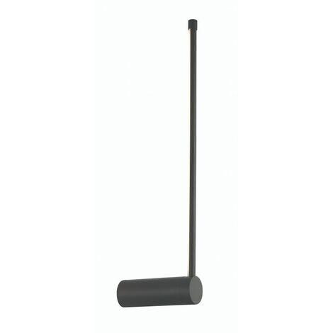 Applique Murale Intérieure LED D16 12W Noir Mat ZAMBELIS - Blanc chaud - 3000K