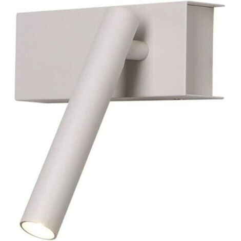 Applique murale intérieure LED, rotative à 350°, applique rectangulaire moderne, adaptée aux chambres et aux salons (lumière chaude, blanche).