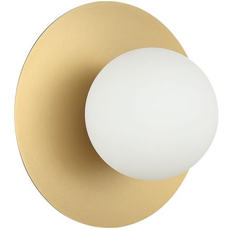 Applique Murale Intérieure Pour Ampoule LED G9 Doré Zambelis