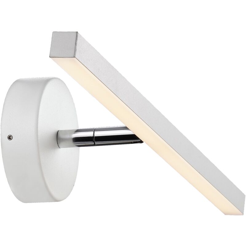 Applique murale IP S13 40 Métal Acier Brossé, H.9 - IP44 - LED Module /Nordlux Intérieur