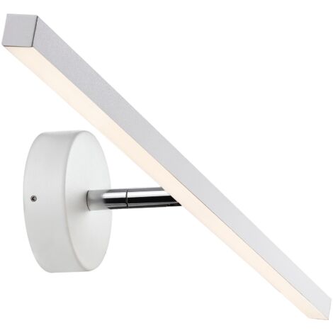Applique murale IP S13 60 Métal Blanc, H.9 - IP44 - LED Module /Nordlux Intérieur