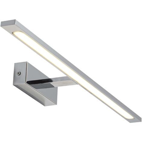 Applique murale Isla grande chromée LED 20W 4000K IP44
