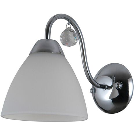 Applique murale Italux Lugano chromée E27 WL-5643-1