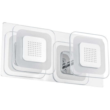 Applique murale Italux Presta LED 2L chromée 3000K
