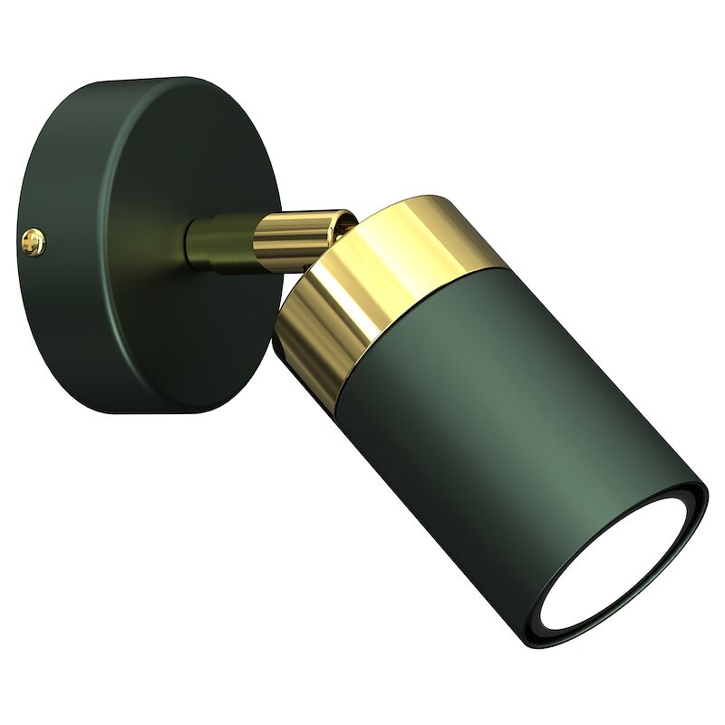 Milagro - Applique murale joker vert/or 1xGU10