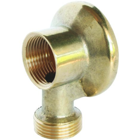 Somatherm – Applique murale en laiton brossé sans écrou – Mâle 20/27 – Compatible robinets de puisage – Installation soignée