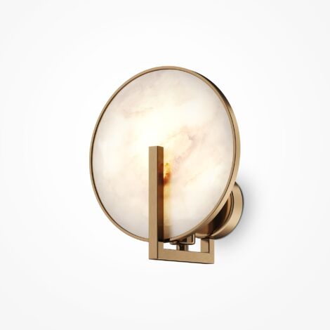 Applique murale laiton marbre Maytoni MOD099WL-01G2