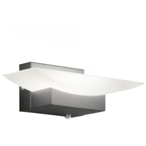 Applique murale lampe de couloir chambre à coucher variateur LED CCT métal 1 ampoule