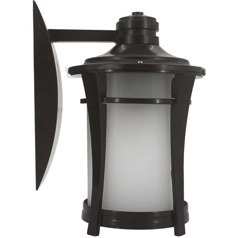 Optonica - Applique Murale Lanterne led 5W E27 Bronze Blanc Chaud 1300K