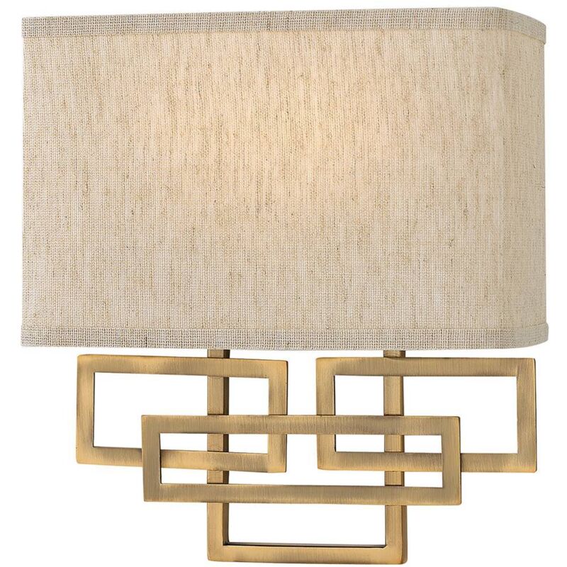 Lanza - Applique murale d'intérieur à 2 ampoules, bronze brossé, E14 - Elstead