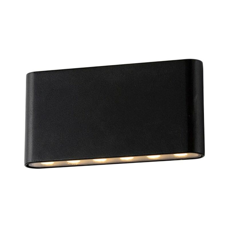 Applique led grenache - 13W Miidex Lighting® blanc-chaud-3000k - anthracite