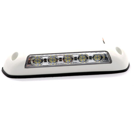 Applique murale LED 12 V étanche pour auvent de camping-car, caravane ou fourgon aménagé.