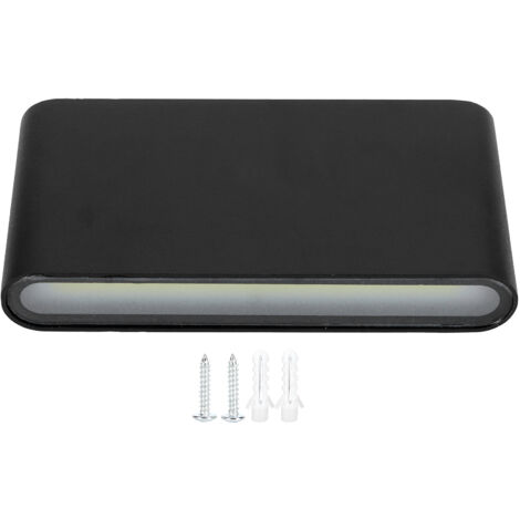 Applique murale LED 12W COB en aluminium, luminaire d'extérieur, étanche IP65, AC85-265V (coque noire et blanche)