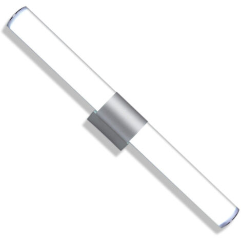 Applique murale LED 16 W pour miroir de salle de bain, 40 cm, lumière blanche, étanche, idéale pour le maquillage.