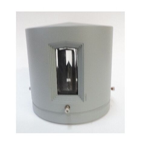 Applique murale LED 17.4W architecturale alu Ø 180mm 4000K 133lm 230V 2 faisceaux U/D 44° IK10 IP65 BLITZ SIMES S.4060N.14