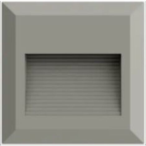Applique murale LED 2W (Eq. 16W) IP65 Dim. 124x124mm