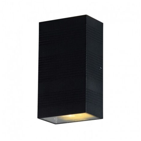 Applique Murale LED 2x5W 690 LM Rectangulaire 4000°K Gris IP54
