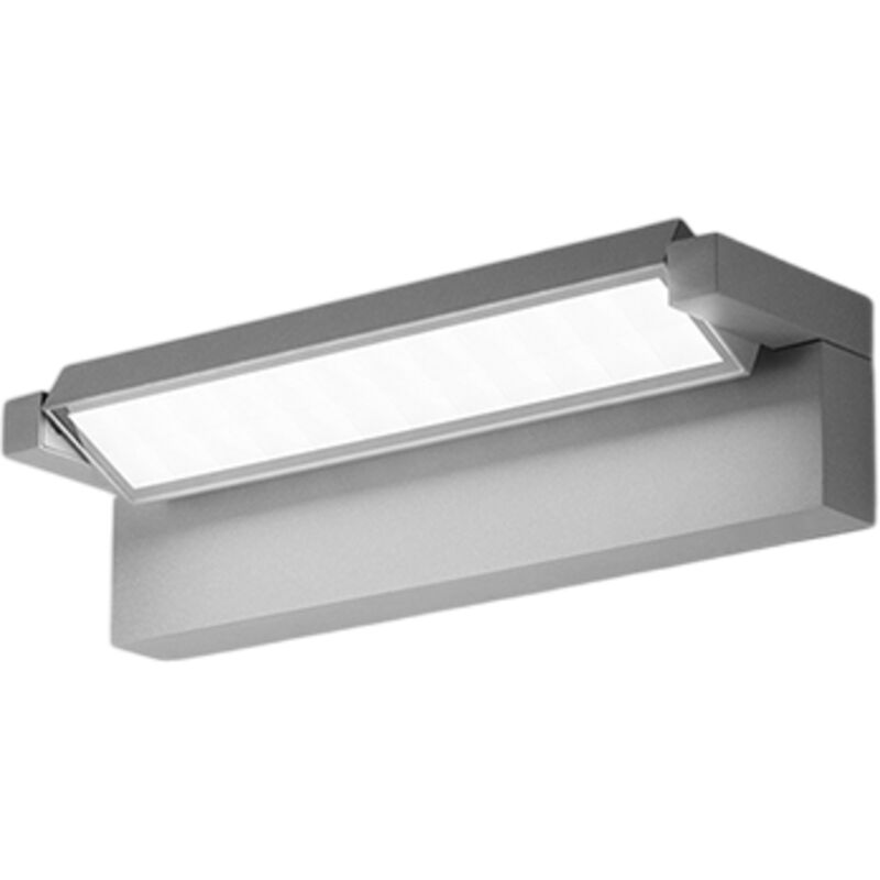 Applique murale LED 36W orientable 340° Perenz gris clair 3000-4000K 2900 lm IP65 hauteur 36 cm Applique murale LED 36W orientable 340° Perenz gris clair 3000-4000K 2900 lm IP65 hauteur 36 cm