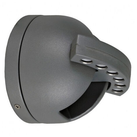 Applique murale LED 3W anthracite Ø 140mm orientable 3000K 300lm 230V IP44 exterieure IDAS ARLUX