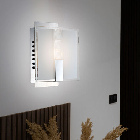 Applique murale LED 4,5 W en verre pour salon