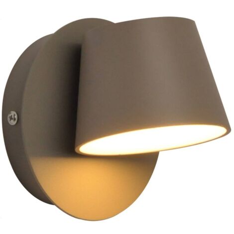 Applique murale LED 6W "Kop" - Gris