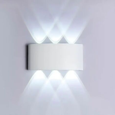 Applique murale LED 6W, lumière blanche froide 6000K, étanche IP65, éclairage décoratif pour chambre, hall, salon, escalier, hôtel, bar