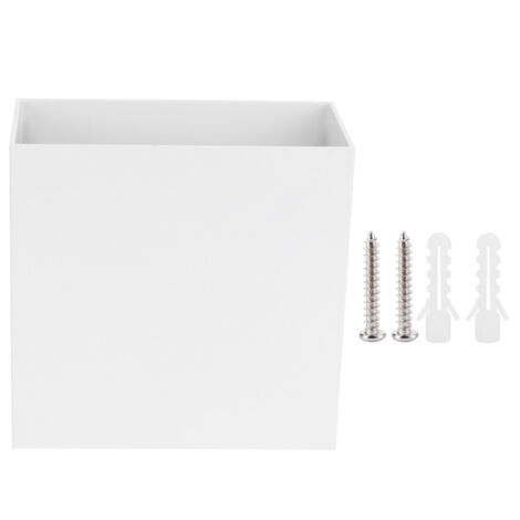 Applique Murale LED 7W Intérieur Carré Lampe Chambre Couloir Porche Balcon Décoration 100265V (White ShellWarm Light)