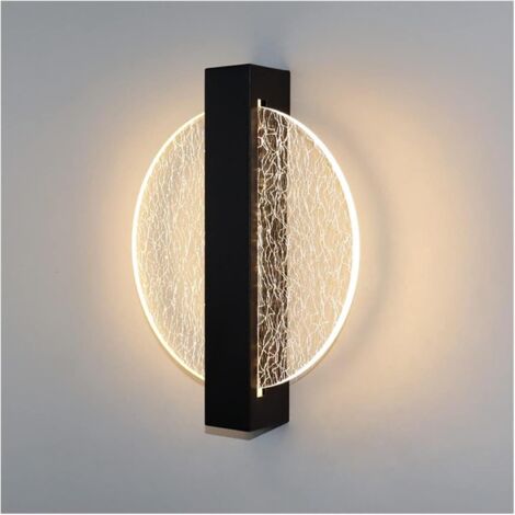 Applique murale LED acrylique, lampe murale d'intérieur, design moderne, blanc chaud, décoration, lampe de chevet 8W