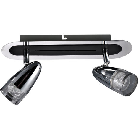 Applique murale LED Albane 2 verre noir encastrable HP-503AC-02M-1341 CH Italux