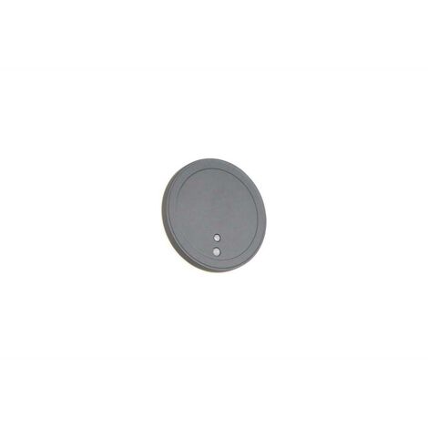 Applique murale LED aluminium anthracite détecteur de mouvement batterie D 14 cm