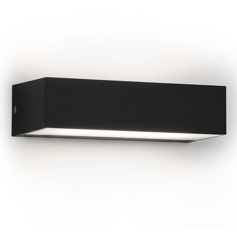 Applique murale LED ANDIZ noir 9W 4200K IP65