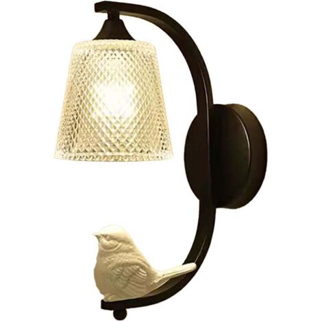 Applique murale LED Animaux Oiseaux Lampe Murale Design Moderne Lampe Oiseaux Lampe de lit Eclairage mural Nordic Bird Lampe de nuit Déco Lampe pour Coucher Séjour