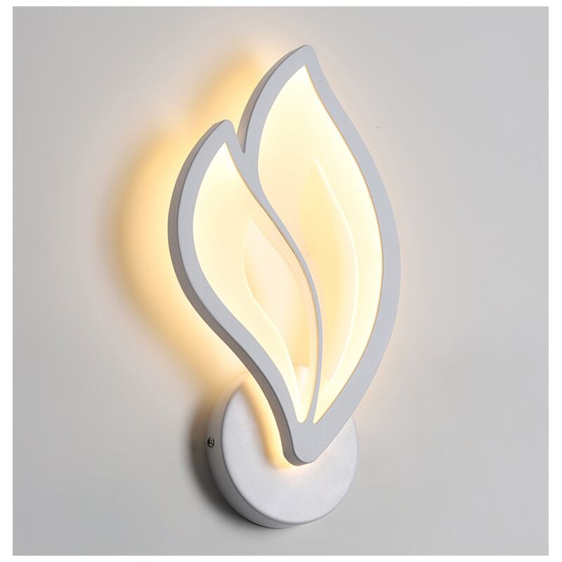Applique Murale Led, Applique Murale Créative, Applique Murale Moderne En Acrylique Pour Chambre À Coucher, Couloir, Salon, Bureau - Blanc Chaud