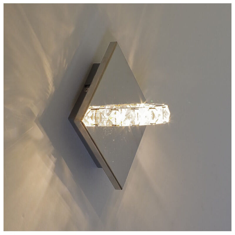 Applique murale led bague cristal design - Lucinna