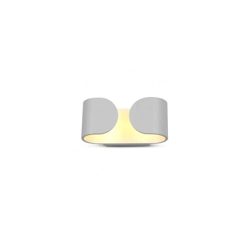 Miidex Lighting - Applique Murale led Blanc 6W 3000°K - Blanc