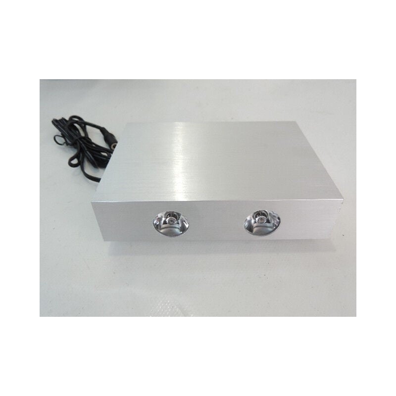 Sylvania - Applique murale led blanc acier brossé 4X1W 12V 130X95X30mm (alim 350mA non fournie) wall led lumiance 3064520